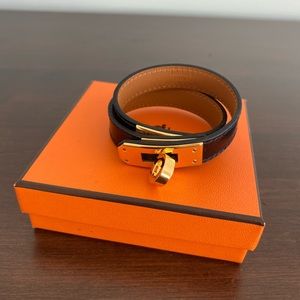 Hermes Kelly double tour bracelet